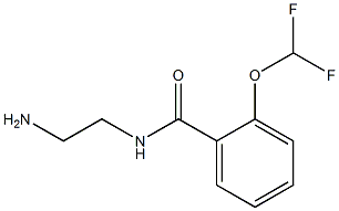 N-(2-aminoethyl)-2-(difluoromethoxy)benzamide Struktur