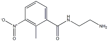 N-(2-aminoethyl)-2-methyl-3-nitrobenzamide Struktur