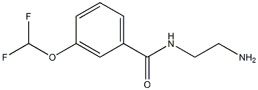 N-(2-aminoethyl)-3-(difluoromethoxy)benzamide Struktur