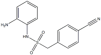 N-(2-aminophenyl)-1-(4-cyanophenyl)methanesulfonamide Struktur