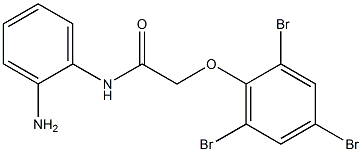 N-(2-aminophenyl)-2-(2,4,6-tribromophenoxy)acetamide Struktur