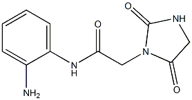 N-(2-aminophenyl)-2-(2,5-dioxoimidazolidin-1-yl)acetamide Struktur