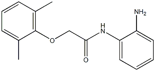 N-(2-aminophenyl)-2-(2,6-dimethylphenoxy)acetamide Struktur