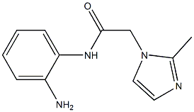 N-(2-aminophenyl)-2-(2-methyl-1H-imidazol-1-yl)acetamide Struktur