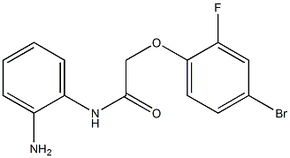 N-(2-aminophenyl)-2-(4-bromo-2-fluorophenoxy)acetamide Struktur