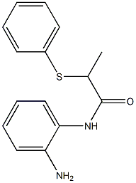 N-(2-aminophenyl)-2-(phenylsulfanyl)propanamide Struktur