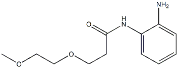 N-(2-aminophenyl)-3-(2-methoxyethoxy)propanamide Struktur