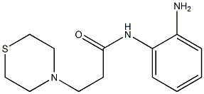 N-(2-aminophenyl)-3-(thiomorpholin-4-yl)propanamide Struktur