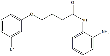 N-(2-aminophenyl)-4-(3-bromophenoxy)butanamide Struktur