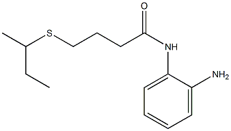 N-(2-aminophenyl)-4-(butan-2-ylsulfanyl)butanamide Struktur