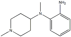 N-(2-aminophenyl)-N-methyl-N-(1-methylpiperidin-4-yl)amine Struktur