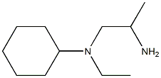 N-(2-aminopropyl)-N-cyclohexyl-N-ethylamine Struktur