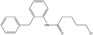 N-(2-benzylphenyl)-5-chloropentanamide Struktur