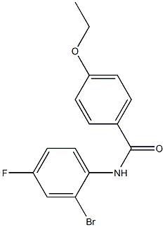 N-(2-bromo-4-fluorophenyl)-4-ethoxybenzamide Struktur