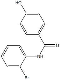 N-(2-bromophenyl)-4-hydroxybenzamide Struktur