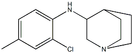 N-(2-chloro-4-methylphenyl)-1-azabicyclo[2.2.2]octan-3-amine Struktur