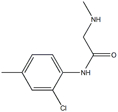 N-(2-chloro-4-methylphenyl)-2-(methylamino)acetamide Struktur