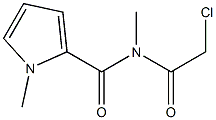 N-(2-chloroacetyl)-N,1-dimethyl-1H-pyrrole-2-carboxamide Struktur