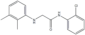 N-(2-chlorophenyl)-2-[(2,3-dimethylphenyl)amino]acetamide Struktur