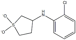 N-(2-chlorophenyl)-N-(1,1-dioxidotetrahydrothien-3-yl)amine Struktur