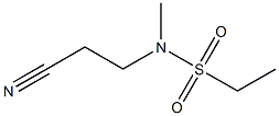 N-(2-cyanoethyl)-N-methylethanesulfonamide Struktur