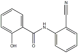 N-(2-cyanophenyl)-2-hydroxybenzamide Struktur