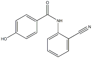 N-(2-cyanophenyl)-4-hydroxybenzamide Struktur