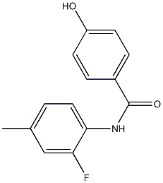 N-(2-fluoro-4-methylphenyl)-4-hydroxybenzamide Struktur