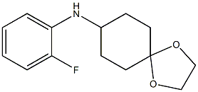 N-(2-fluorophenyl)-1,4-dioxaspiro[4.5]decan-8-amine Struktur