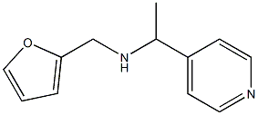 N-(2-furylmethyl)-N-(1-pyridin-4-ylethyl)amine Struktur