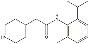 N-(2-isopropyl-6-methylphenyl)-2-piperidin-4-ylacetamide Struktur