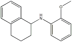 N-(2-methoxyphenyl)-1,2,3,4-tetrahydronaphthalen-1-amine Struktur