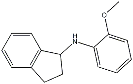 N-(2-methoxyphenyl)-2,3-dihydro-1H-inden-1-amine Struktur