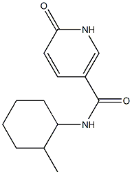 N-(2-methylcyclohexyl)-6-oxo-1,6-dihydropyridine-3-carboxamide Struktur