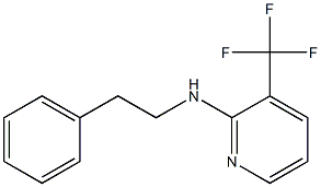 N-(2-phenylethyl)-3-(trifluoromethyl)pyridin-2-amine Struktur