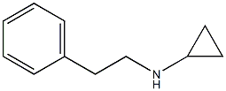 N-(2-phenylethyl)cyclopropanamine Struktur