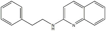 N-(2-phenylethyl)quinolin-2-amine Struktur