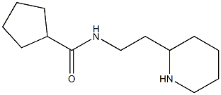 N-(2-piperidin-2-ylethyl)cyclopentanecarboxamide Struktur