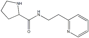 N-(2-pyridin-2-ylethyl)pyrrolidine-2-carboxamide Struktur