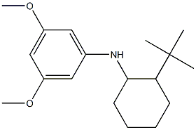 N-(2-tert-butylcyclohexyl)-3,5-dimethoxyaniline Struktur