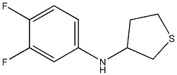 N-(3,4-difluorophenyl)thiolan-3-amine Struktur