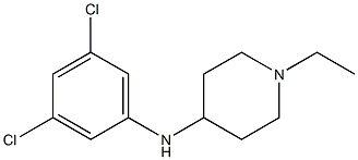 N-(3,5-dichlorophenyl)-1-ethylpiperidin-4-amine Struktur