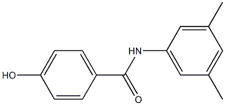 N-(3,5-dimethylphenyl)-4-hydroxybenzamide Struktur