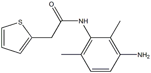 N-(3-amino-2,6-dimethylphenyl)-2-thien-2-ylacetamide Struktur