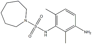 N-(3-amino-2,6-dimethylphenyl)azepane-1-sulfonamide Struktur