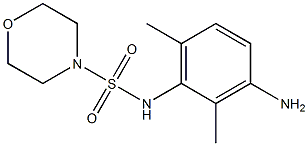 N-(3-amino-2,6-dimethylphenyl)morpholine-4-sulfonamide Struktur