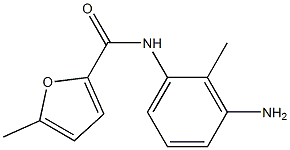 N-(3-amino-2-methylphenyl)-5-methylfuran-2-carboxamide Struktur