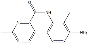 N-(3-amino-2-methylphenyl)-6-methylpyridine-2-carboxamide Struktur