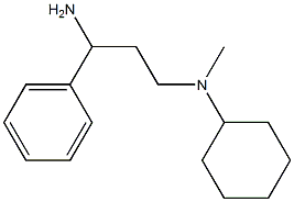 N-(3-amino-3-phenylpropyl)-N-methylcyclohexanamine Struktur