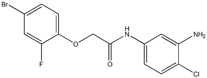 N-(3-amino-4-chlorophenyl)-2-(4-bromo-2-fluorophenoxy)acetamide Struktur